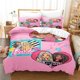 thumbnail image 2 of Barbie Doll Princess Quilt Duvet Cover Set Kids Bedspread Pillowcase 3-Piece Bedding Set, 2 of 5