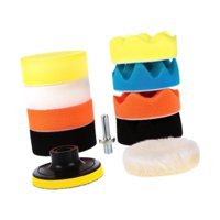 Magideal - 11X Almohadillas De Capó, Almohadilla De Pulido, Limpieza De Lavado, Corrección De Pintura, Kit De Almohadillas De Pulido De Espuma Para Coche, , 5 5 Pulgadas