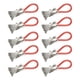 thumbnail image 1 of 10 Piezas Colgantes Paños De Cocina Clips Armario Para Cortina De Ducha Ropa Pequeña Roja, 1 of 3