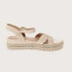 thumbnail image 4 of Sandalia Plataforma Beige Vía Franca, 4 of 5
