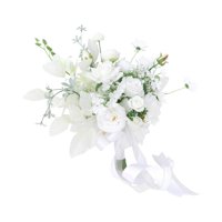 Magideal - Ramo De Novia Para , Ramo De Novia Con Flores, Ramo De Tiro De Boda Para Decoración Del Hogar, Suministros De Decoración De Boda Francesa