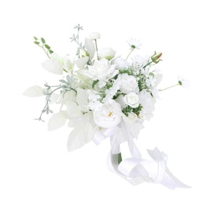 Magideal - Ramo De Novia Para , Ramo De Novia Con Flores, Ramo De Tiro De Boda Para Decoración Del Hogar, Suministros De Decoración De Boda Francesa