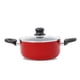 thumbnail image 2 of Batería De Cocina 7 Piezas Aluminio Prensado Firenze Roja, 2 of 3