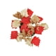 thumbnail image 2 of Anillos Para Velas Navideñas, Coronas, Hojas De Arce, Anillos Para Velas Para Porche, Estilo Granja, Color Rojo, 2 of 5