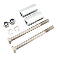 Magideal - Kit De Elevadores De Manillar De Motociclismo Con Pernos Tuercas De Aluminio Para Piezas De Repuesto De Hardware De Montaje Universal