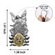 thumbnail image 2 of Clip para Visera ForFine Medalla de San Cristóbal con Ángel Guardián, 2 of 6