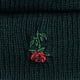 thumbnail image 2 of Gorro Lana Rose Embroidered Dark Green, 2 of 3