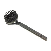 Magideal - Cepillo De Limpieza Para Máquina De Café, Cepillos De Limpieza Profunda Con Cerdas De Nailon De Mango Rgo, Cabezal De Cepillo Redondo Profesional Para 51Mm 54Mm