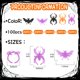 thumbnail image 2 of Anillos de Araña CCINEE 100 uds. Detalles para Fiesta de Halloween, 2 of 7