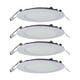 thumbnail image 1 of Pack 4 Panel Led Plafon Empotrado Redondo 12w Luz Cálida Blanco, 1 of 5