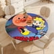 thumbnail image 4 of Anpanman-theme Fitted Round Tablecloths Elastic Edged Table Covers Waterproof Table Cloth for Kitchen Holiday Party Tables Decor 120cm, 4 of 6