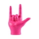 thumbnail image 1 of Estatua Con Gesto De Dedo "Te Amo", Escultura De Mano De Roca Para Gabinete, Color Rosa, 1 of 5