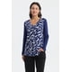 thumbnail image 1 of Polera Mujer Media Pata Con Cierre Azul Oscuro, 1 of 4