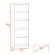 thumbnail image 3 of Estante 4 Repisas Home E3 180,6x62,8x29,9 Cm Wengue Y Milan, 3 of 3