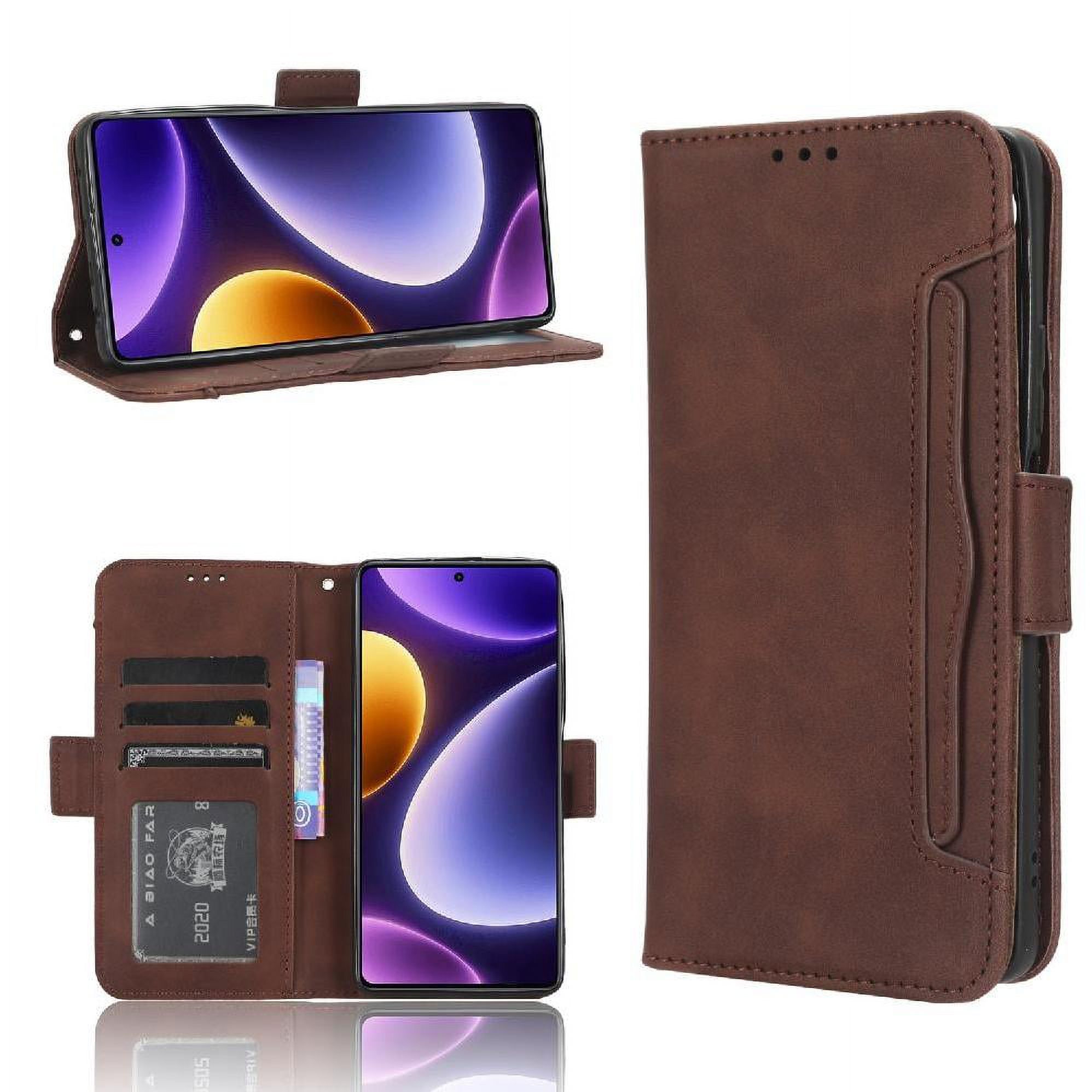 Funda Tipo Billetera Foxdock Para Xiaomi Poco F5 5G – Tapa Flip Con Tarjetero