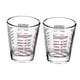 thumbnail image 5 of Mini Tazas Medidoras De Café, 2 Uds., Transparentes Para Fiesta, Hogar, Bar, 5 of 5