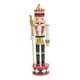 thumbnail image 4 of Marioneta de Cascanueces de Madera para Fiesta, Regalo Multiusos, Escultura de Decoración Navideña de 30cm para Estantería, Tienda Temática, Ventana D , Blanco, 4 of 5