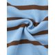 thumbnail image 5 of INSPIRE CHIC Top de Maternidad para Mujeres Suéter de Punto Elástico de Manga Corta a Rayas de Verano Blusa de Cuello Redondo XL Azul Claro, 5 of 6