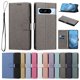thumbnail image 1 of Funda Cartera de PU para Google Pixel 8 Pro con Tarjetas, Gris, 1 of 6