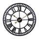 thumbnail image 1 of Reloj De Pared Vintage Relojes De 40 Cm Relojes Decorativos De Oscilación Silenciosa Mano De Plata, 1 of 5