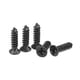 thumbnail image 1 of Uxcell M3 x 12mm Tornillos para Madera Acero al Carbono Óxido Negro Negro Paquete de 200, 1 of 5