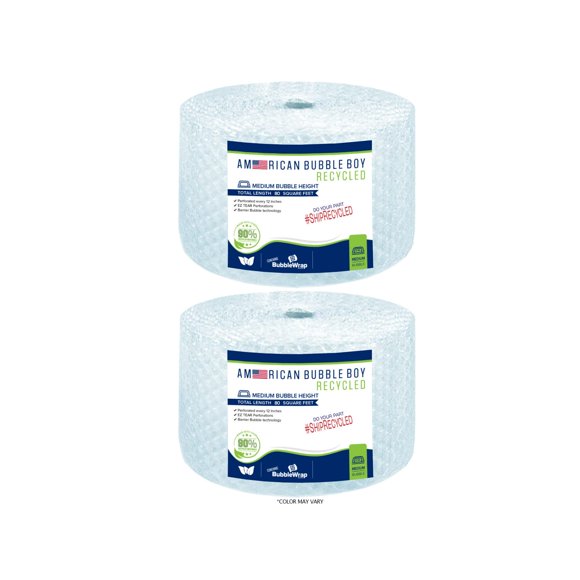 Cinta de burbujas reciclada American Bubble Boy – 2 rollos