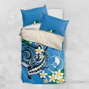 Milsleep - Fsm Yap State Polynesian Shark Tattoo Juego De Cama Personalizado Lt9