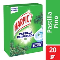 Limpiador Baño Adehsivo Fragancia Pino Pastillas 1 Un Harpic