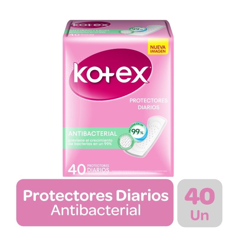 Protector Diario Kotex Antibacterial 40 Un