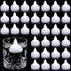 thumbnail image 1 of Velas LED Honoson Pack de 36, Impermeables, Blancas, 4 cm, 1 of 6