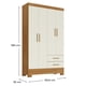 thumbnail image 4 of Clóset Ro42Co 4 Puertas 2 Cajones Canela - Off White, 4 of 4