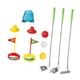 thumbnail image 1 of Kids Golf Club Conjunto con bolsa de almacenamiento Interacción para padres Interacción para niños Patio de golf de golf para niñas al aire libre pati Plata, 1 of 5