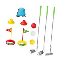 Magideal - Kids Golf Club Conjunto Con Bolsa De Almacenamiento Interacción Para Padres Interacción Para Niños Patio De Golf De Golf Para Niñas Al Aire Libre Pati Plata