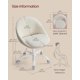 thumbnail image 5 of Silla VASAGLE Giratoria Ajustable con Sherpa y Cuero PU, 5 of 8