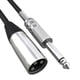 thumbnail image 3 of Cable Mono (1 4 Pulgada) De 6 35 Mm A Xlr Audio Blindado 1 5 M, 3 of 5