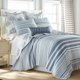thumbnail image 1 of Juego de colcha Levtex Home King 264 x 234 cm Rayas azules Algodón, 1 of 5