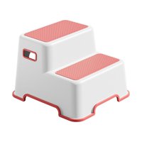 Bothyi - Taburete Escalonado Para Niños, Taburete Para Orinal, Taburete Escalonado Resistente Para Niños Mayores De 1 Año, Rojo
