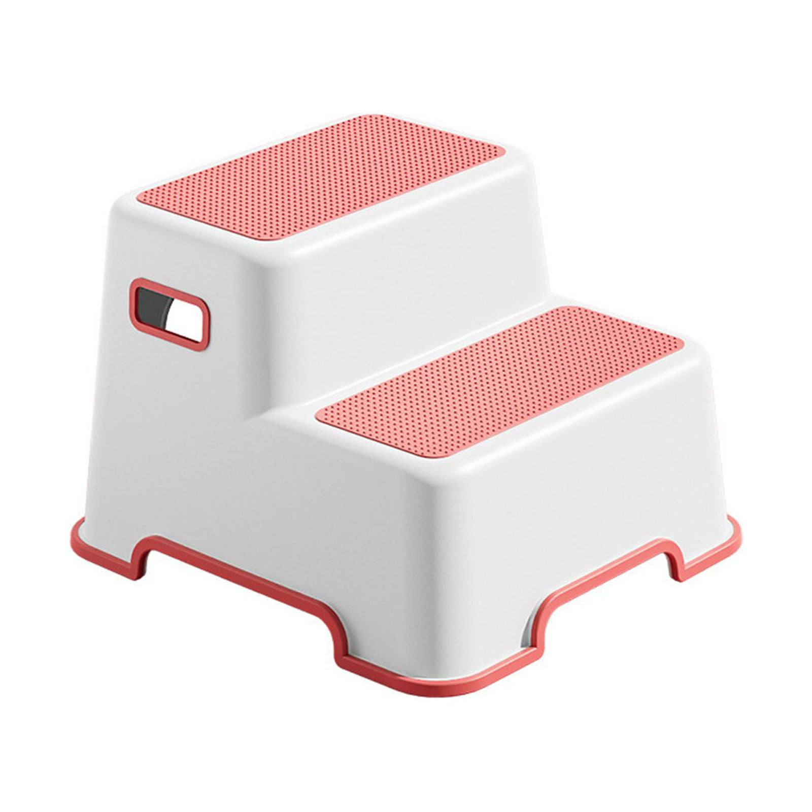 Strongtek Taburete De Bambú Para Adultos - Escalón Antideslizante De 300 Libras, Altura Ideal Para Camas Altas Y Cocina (Marrón Natural)
