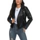 thumbnail image 1 of Chaqueta Moto Mujer Fahsyee Cuero Sintético, 1 of 3