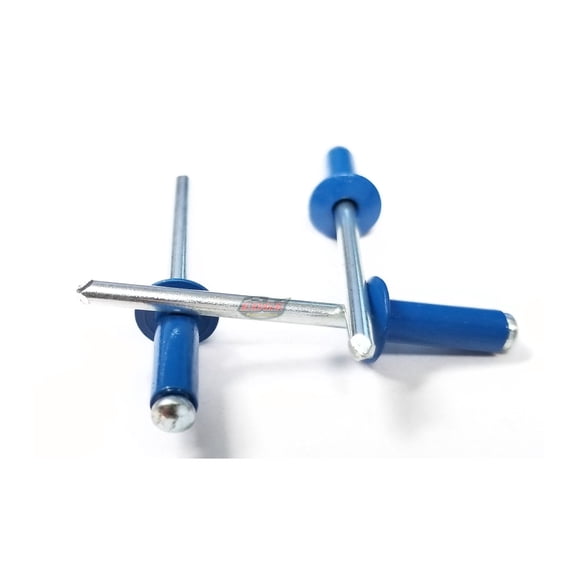 Remaches Pop Edge Performance Products de 4,8 mm, Aluminio Azul