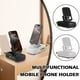 thumbnail image 5 of Soporte 3 en 1 para teléfono móvil Altavoz Power Bank con luz intermitente inteligente Soporte multifuncional de sobremesa para teléfono-Blanco, 5 of 7