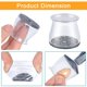 thumbnail image 4 of Protectores de patas de silla OASMU de silicona y fieltro, 16 piezas, grandes, 4 of 6