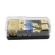 thumbnail image 3 of Mini Bloque De Distribución De Portafusibles Anl 2 Vías 60 Amperios Para Amplificador De Audio De Coche, 3 of 4
