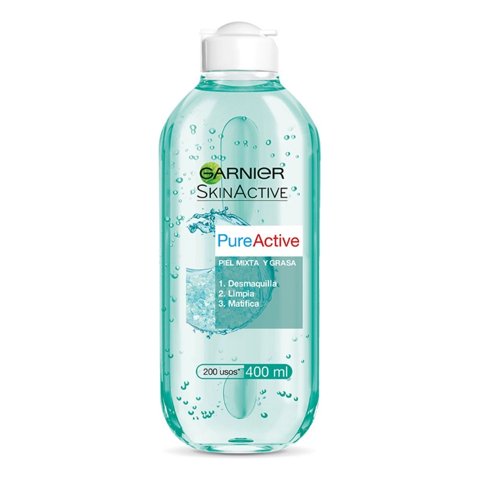 Skin Naturals - Agua Micelar Pure Active 400Ml