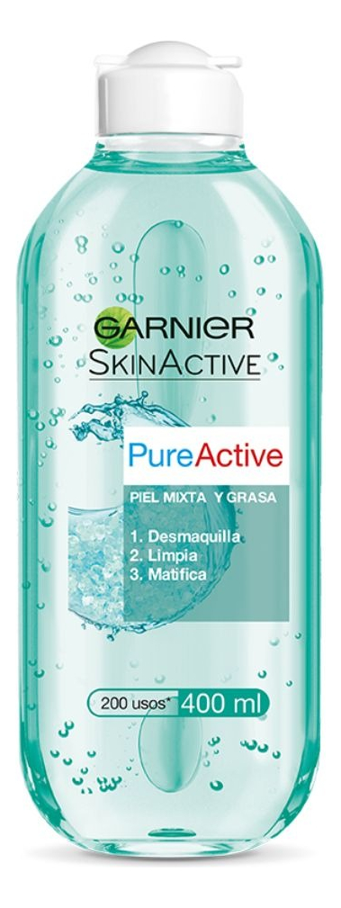 Skin Naturals - Agua Micelar Pure Active 400Ml