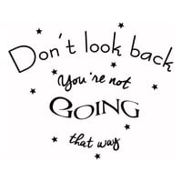 Rienda Libre Graphics - Decomural Don'T Look Back Inspirational Ws-43900
