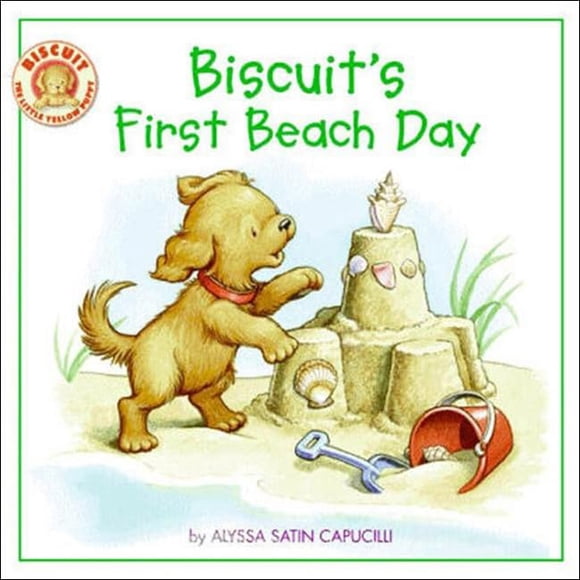 Libro de tapa blanda Turtleback: El primer día de Biscuit en la playa