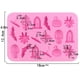 thumbnail image 1 of 1pc Halloween Silicone Mold, 18 Ghost Pumpkin Bat Skeleton Witch Hats Designed For DIY Halloween Chocolate Candy Baking Mold, Baking Supplies, Kitchen Items, 1 of 2