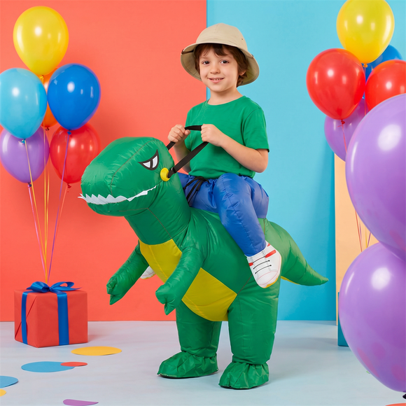 Disfraz Niño Rex Inflable Traje Infantil Dinosaurio