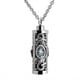 thumbnail image 1 of Memorial Pendant Necklace for Ashes with Flower - Stainless Steel Jewelry for Remembrance and Healing, 1 of 5